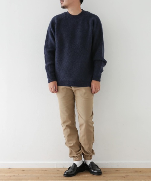 URBAN RESEARCH Sonny Label(アーバンリサーチサニーレーベル)の「モヘヤ混ニットプルオーバー(ニット/セーター・メンズ・ブラウン/ベージュ系その他/グリーン系その他/ネイビー・MEDIUM/LARGE)」の19枚目の写真