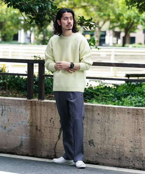 URBAN RESEARCH Sonny Label(アーバンリサーチサニーレーベル)の「モヘヤ混ニットプルオーバー(ニット/セーター・メンズ・ブラウン/ベージュ系その他/グリーン系その他/ネイビー・MEDIUM/LARGE)」の11枚目の写真