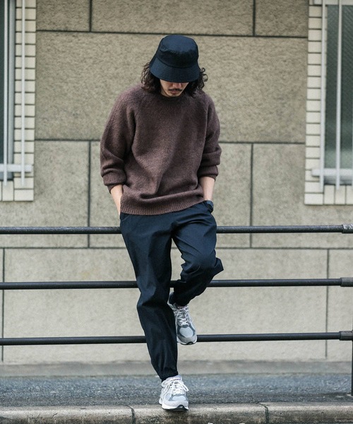 URBAN RESEARCH Sonny Label(アーバンリサーチサニーレーベル)の「モヘヤ混ニットプルオーバー(ニット/セーター・メンズ・ブラウン/ベージュ系その他/グリーン系その他/ネイビー・MEDIUM/LARGE)」の10枚目の写真