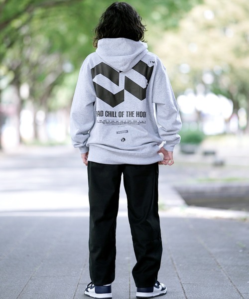 RAD CHILL OFF THE HOOK(ラッドチルオブザフック)の「RAD CHILL OFF THE HOOK ラッドチルオブザフック RHOMBUS LOGO パーカー(パーカー・レディース・ホワイト/ブラック/杢グレー・MEDIUM/LARGE)」の17枚目の写真