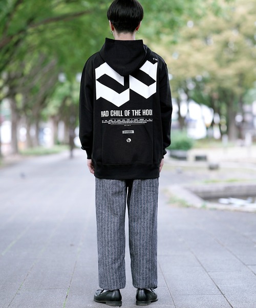 RAD CHILL OFF THE HOOK(ラッドチルオブザフック)の「RAD CHILL OFF THE HOOK ラッドチルオブザフック RHOMBUS LOGO パーカー(パーカー・レディース・ホワイト/ブラック/杢グレー・MEDIUM/LARGE)」の22枚目の写真