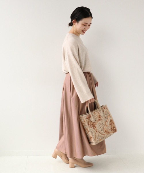 Simplicite(サンプリシテ)の「《追加》ソフトタッチ タフタスカート◆(スカート・レディース・ブラック/ピンク/ブルー系その他/ベージュ・FREE)」の12枚目の写真