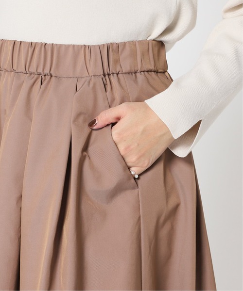 Simplicite(サンプリシテ)の「《追加》ソフトタッチ タフタスカート◆(スカート・レディース・ブラック/ピンク/ブルー系その他/ベージュ・FREE)」の6枚目の写真