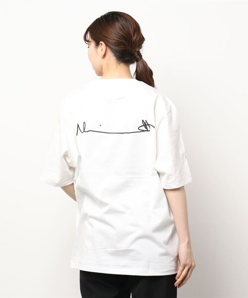 JANESMITH（ジェーンスミス）の「JANESMITH ジェーンスミス / LUCIEN NOLLIE HEEL SHORT SLEEVE T-SHIRT グラフィックプリントビッグシルエットTシャツ / 22SCT-#121S-MO（Tシャツ/カットソー・レディース・ブラック/ホワイト・MEDIUM/LARGE/SMALL/X-LARGE）」の16枚目の写真