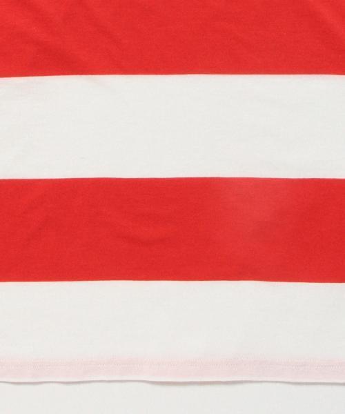 BEAMS BOY（ビームスボーイ）の「BEAMS BOY / 9cm ボーダー ビッグ Tシャツ 15SS（Tシャツ/カットソー・レディース・レッド/イエロー/ブルー・ONE SIZE）」の13枚目の写真