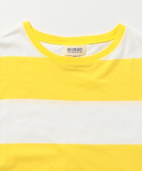 BEAMS BOY（ビームスボーイ）の「BEAMS BOY / 9cm ボーダー ビッグ Tシャツ 15SS（Tシャツ/カットソー・レディース・レッド/イエロー/ブルー・ONE SIZE）」の16枚目の写真