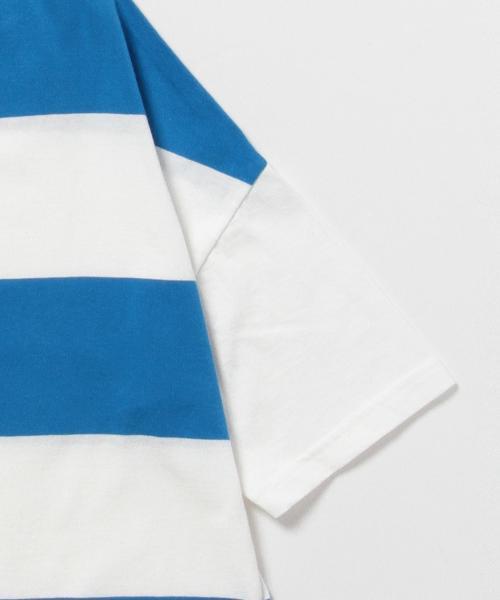 BEAMS BOY（ビームスボーイ）の「BEAMS BOY / 9cm ボーダー ビッグ Tシャツ 15SS（Tシャツ/カットソー・レディース・レッド/イエロー/ブルー・ONE SIZE）」の10枚目の写真