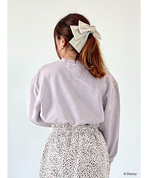 SLURR（スラ―）の「ミッキーマウス/裏毛トップス（スウェット・レディース・ホワイト/ミント/ピンク/ベージュ・FREE）」の10枚目の写真