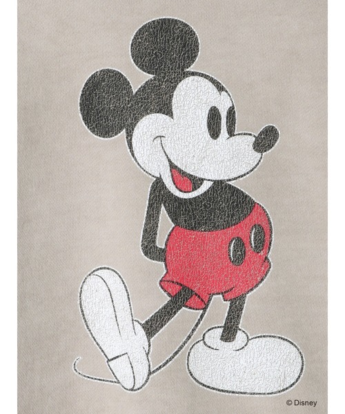 SLURR（スラ―）の「ミッキーマウス/裏毛トップス（スウェット・レディース・ホワイト/ミント/ピンク/ベージュ・FREE）」の15枚目の写真