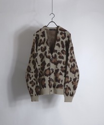 Confirm（コンファーム）の「Confirm / コンファーム 総柄モヘアライクカーディガン　レオパード/ゼブラ（カーディガン/ボレロ）」