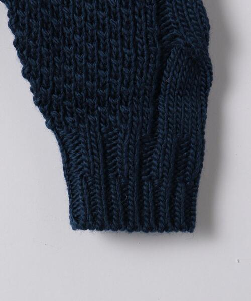 BRACTMENT（ブラクトメント）の「＜BRACTMENT（ブラクトメント）＞タックガンジー モックネック ニット（ニット/セーター・メンズ・ネイビー/オフホワイト・40/36/38）」の3枚目の写真