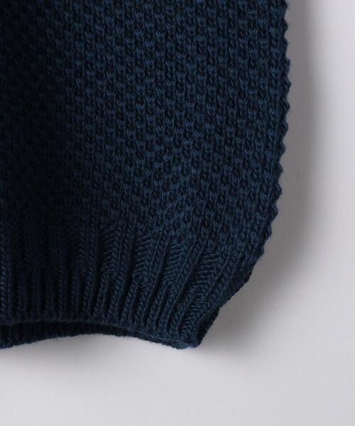 BRACTMENT（ブラクトメント）の「＜BRACTMENT（ブラクトメント）＞タックガンジー モックネック ニット（ニット/セーター・メンズ・ネイビー/オフホワイト・40/36/38）」の8枚目の写真