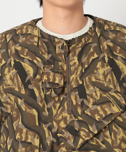 Columbia Black Label（コロンビアブラックレーベル）の「【COLUMBIA BLACK LABEL × JS】別注 半袖リバーシブル ボア プルオーバー（ブルゾン・メンズ・ブラック/ブラウン/モカ・M/L）」の5枚目の写真