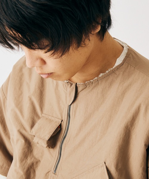 Columbia Black Label（コロンビアブラックレーベル）の「【COLUMBIA BLACK LABEL × JS】別注 半袖リバーシブル ボア プルオーバー（ブルゾン・メンズ・ブラック/ブラウン/モカ・M/L）」の8枚目の写真