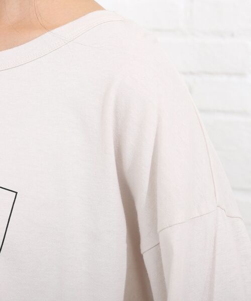 SHOO・LA・RUE（シューラルー）の「◆プリントロンT（Tシャツ/カットソー・レディース・ブラック/ナチュラル/ベビーピンク・03/02/04）」の18枚目の写真