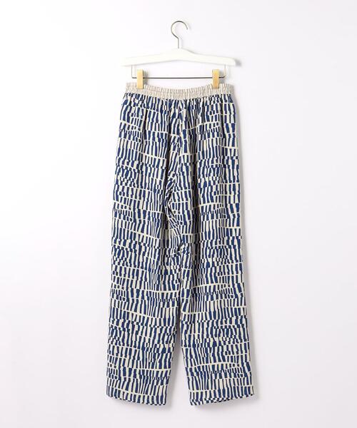 BRACTMENT(ブラクトメント)の「<BRACTMENT(ブラクトメント)>BM ジオメ ジャカード ドロストパンツ(その他パンツ・レディース・ブラック/コバルトブルー・FREE)」の3枚目の写真