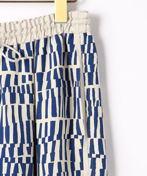 BRACTMENT(ブラクトメント)の「<BRACTMENT(ブラクトメント)>BM ジオメ ジャカード ドロストパンツ(その他パンツ・レディース・ブラック/コバルトブルー・FREE)」の6枚目の写真