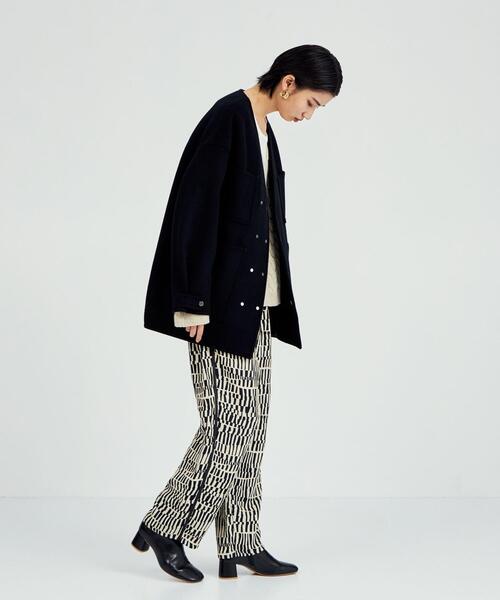 BRACTMENT(ブラクトメント)の「<BRACTMENT(ブラクトメント)>BM ジオメ ジャカード ドロストパンツ(その他パンツ・レディース・ブラック/コバルトブルー・FREE)」の19枚目の写真
