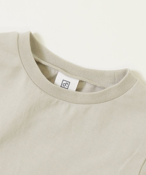 devirock(デビロック)の「異素材切替Aライン半袖チュニック(Tシャツ/カットソー・キッズ・ライトグレー/ブラック/グリーン系その他・110cm/100cm/120cm/130cm/140cm/150cm/160cm)」の17枚目の写真