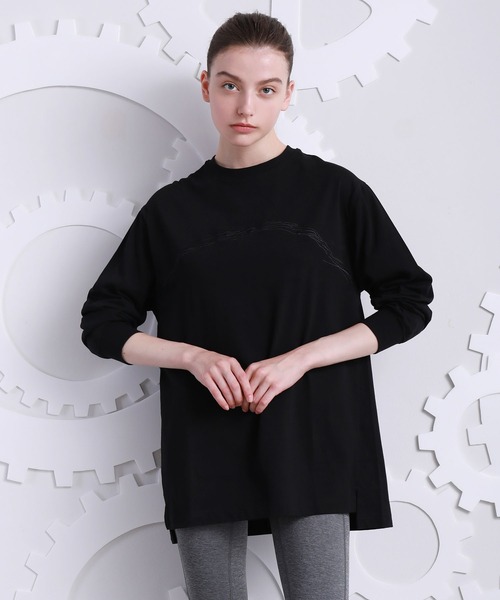 A DEGREE FAHRENHEIT（エーディグリーファーレンハイ）の「【ユニセックスアイテム】adfアート刺繍ロンT（Tシャツ/カットソー・メンズ・ホワイト/ブラック/オレンジ/ダークグレー・MEDIUM/LARGE/FREE）」の11枚目の写真