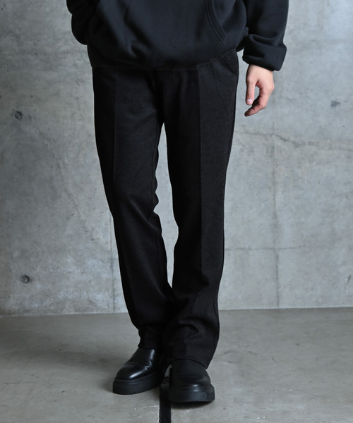 NIDO（ニド）の「ストレッチウールライクパンツ（その他パンツ・メンズ・チャコールグレー/ブラック・MEDIUM/LARGE）」の2枚目の写真