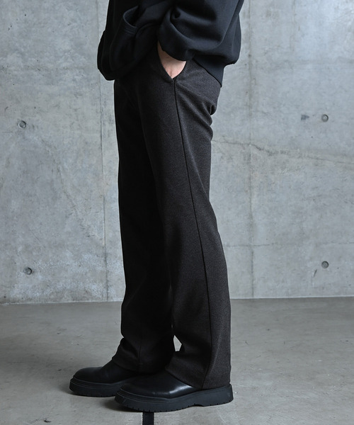 NIDO（ニド）の「ストレッチウールライクパンツ（その他パンツ・メンズ・チャコールグレー/ブラック・MEDIUM/LARGE）」の3枚目の写真