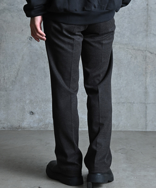 NIDO（ニド）の「ストレッチウールライクパンツ（その他パンツ・メンズ・チャコールグレー/ブラック・MEDIUM/LARGE）」の4枚目の写真