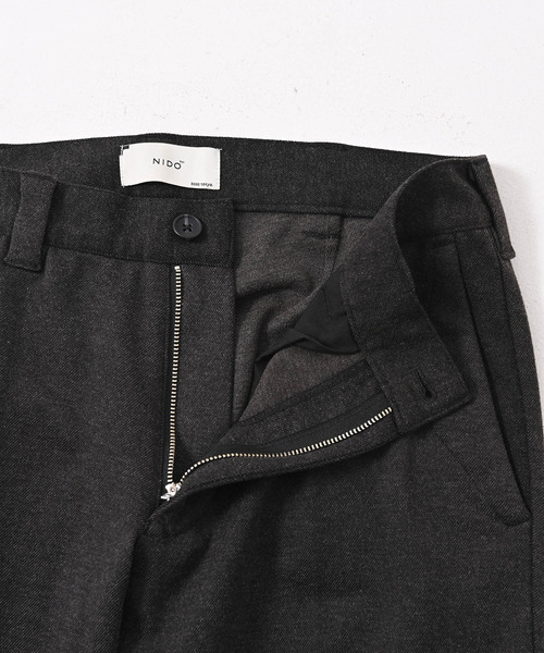 NIDO（ニド）の「ストレッチウールライクパンツ（その他パンツ・メンズ・チャコールグレー/ブラック・MEDIUM/LARGE）」の11枚目の写真