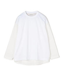 TOMORROWLAND  | コットン シャツコンビデザインプルオーバー(Tシャツ/カットソー)