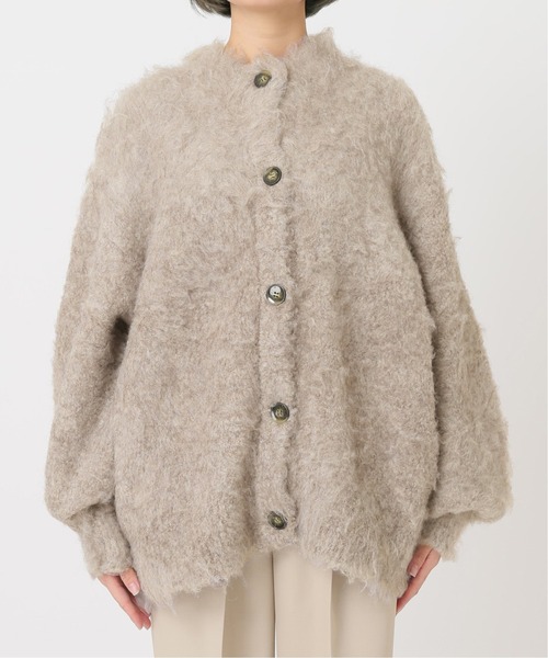 Simplicite（サンプリシテ）の「シャギークルーネックカーディガン◆（カーディガン/ボレロ・レディース・ブラウン/ブルー/イエロー・FREE）」の19枚目の写真