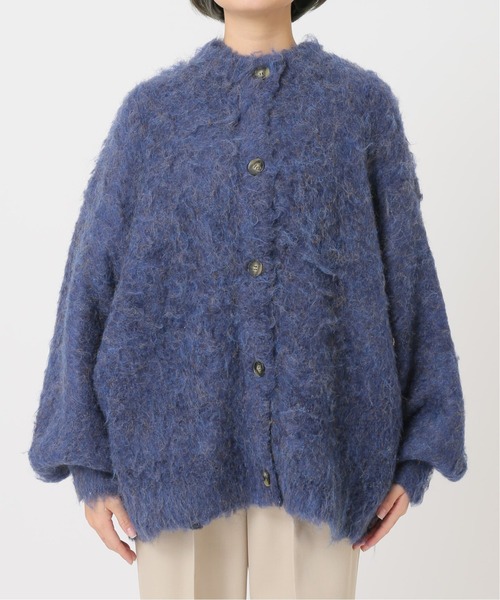 Simplicite（サンプリシテ）の「シャギークルーネックカーディガン◆（カーディガン/ボレロ・レディース・ブラウン/ブルー/イエロー・FREE）」の20枚目の写真