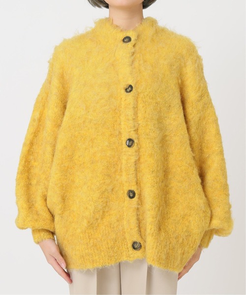 Simplicite（サンプリシテ）の「シャギークルーネックカーディガン◆（カーディガン/ボレロ・レディース・ブラウン/ブルー/イエロー・FREE）」の21枚目の写真