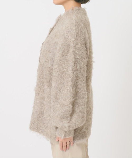 Simplicite（サンプリシテ）の「シャギークルーネックカーディガン◆（カーディガン/ボレロ・レディース・ブラウン/ブルー/イエロー・FREE）」の22枚目の写真