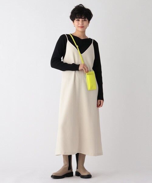 OPAQUE.CLIP（オペークドットクリップ）の「◆スマホウォレットミニショルダーバッグ（ショルダーバッグ・レディース・ホワイト/シルバー/ベージュ系/黄緑系・00）」の9枚目の写真