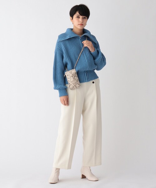 OPAQUE.CLIP（オペークドットクリップ）の「◆スマホウォレットミニショルダーバッグ（ショルダーバッグ・レディース・ホワイト/シルバー/ベージュ系/黄緑系・00）」の11枚目の写真