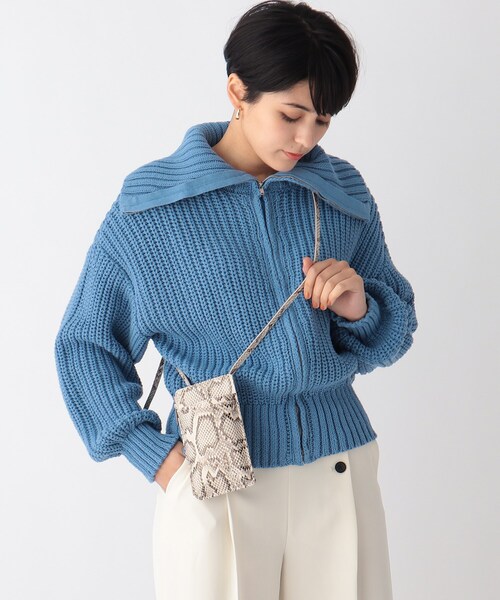 OPAQUE.CLIP（オペークドットクリップ）の「◆スマホウォレットミニショルダーバッグ（ショルダーバッグ・レディース・ホワイト/シルバー/ベージュ系/黄緑系・00）」の12枚目の写真