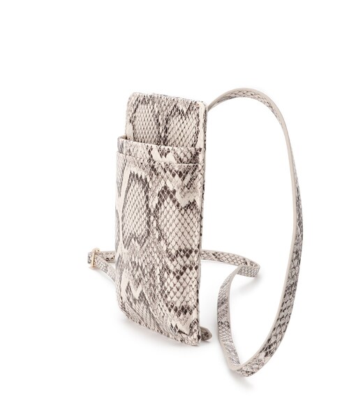 OPAQUE.CLIP（オペークドットクリップ）の「◆スマホウォレットミニショルダーバッグ（ショルダーバッグ・レディース・ホワイト/シルバー/ベージュ系/黄緑系・00）」の14枚目の写真