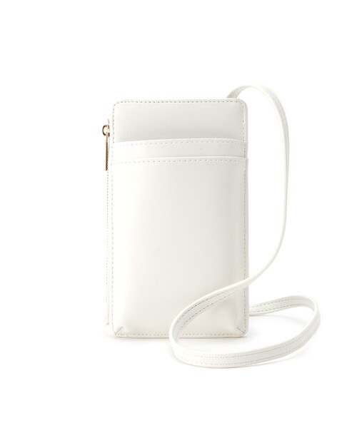 OPAQUE.CLIP（オペークドットクリップ）の「◆スマホウォレットミニショルダーバッグ（ショルダーバッグ・レディース・ホワイト/シルバー/ベージュ系/黄緑系・00）」の18枚目の写真