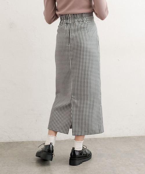 OLIVE des OLIVE（オリーブデオリーブ）の「【WEB限定カラー有】ハイウエストペンシルスカート（スカート・レディース・ブラック/オフホワイト/ミント/ワンウォッシュ・FREE）」の2枚目の写真