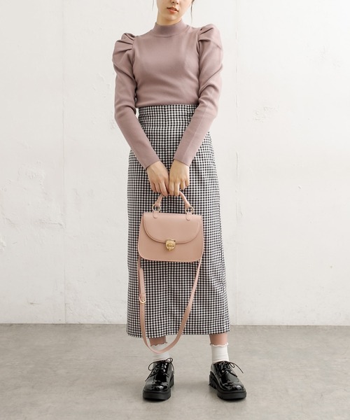 OLIVE des OLIVE（オリーブデオリーブ）の「【WEB限定カラー有】ハイウエストペンシルスカート（スカート・レディース・ブラック/オフホワイト/ミント/ワンウォッシュ・FREE）」の22枚目の写真