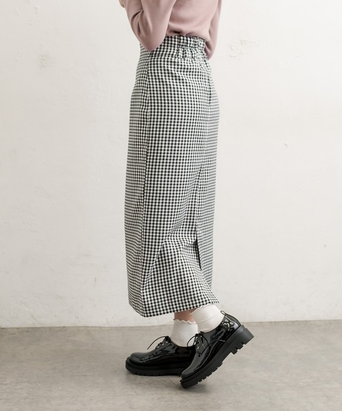 OLIVE des OLIVE（オリーブデオリーブ）の「【WEB限定カラー有】ハイウエストペンシルスカート（スカート・レディース・ブラック/オフホワイト/ミント/ワンウォッシュ・FREE）」の10枚目の写真