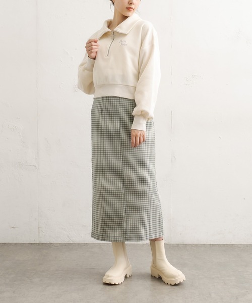 OLIVE des OLIVE（オリーブデオリーブ）の「【WEB限定カラー有】ハイウエストペンシルスカート（スカート・レディース・ブラック/オフホワイト/ミント/ワンウォッシュ・FREE）」の11枚目の写真