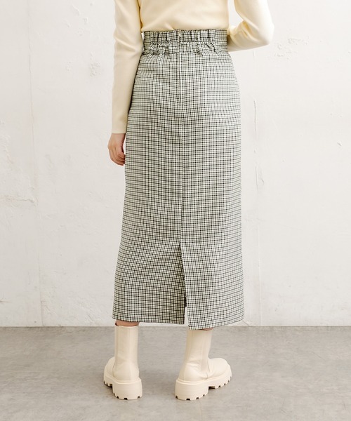 OLIVE des OLIVE（オリーブデオリーブ）の「【WEB限定カラー有】ハイウエストペンシルスカート（スカート・レディース・ブラック/オフホワイト/ミント/ワンウォッシュ・FREE）」の9枚目の写真