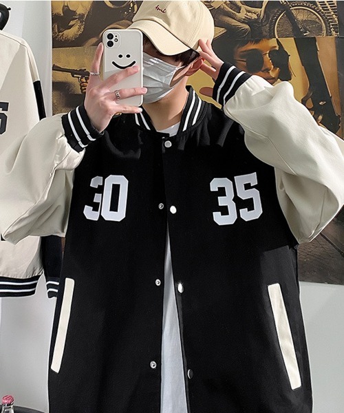 NEW GENTLEMAN（ニュージェントルマン）の「3035 ビッグシルエット スタジャン（スタジャン・メンズ・ブラック/アイボリー・M/L/XL）」の4枚目の写真