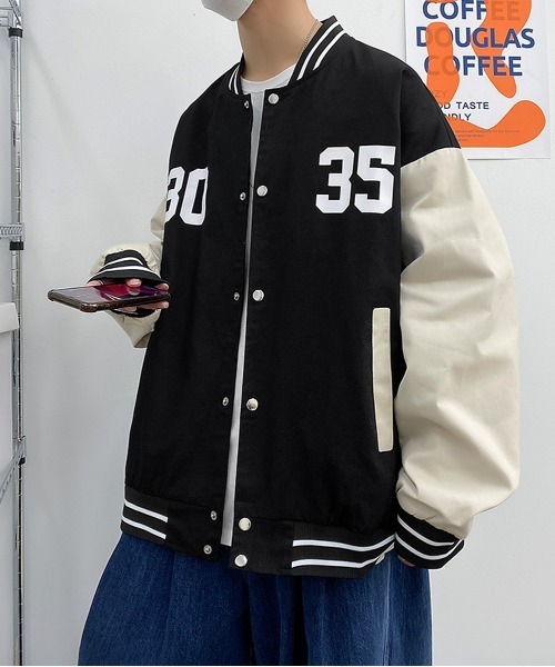 NEW GENTLEMAN（ニュージェントルマン）の「3035 ビッグシルエット スタジャン（スタジャン・メンズ・ブラック/アイボリー・M/L/XL）」の6枚目の写真