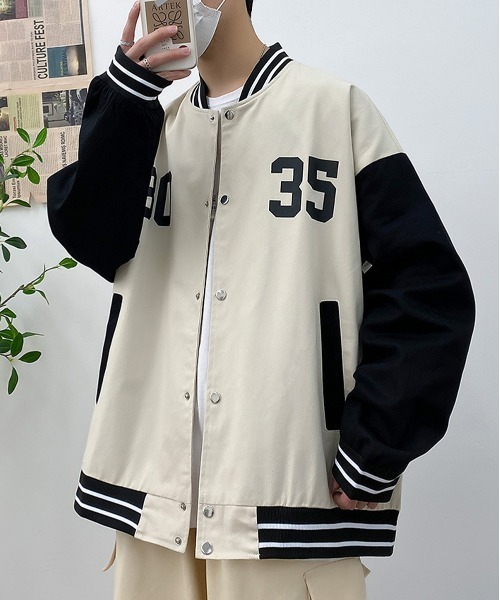 NEW GENTLEMAN（ニュージェントルマン）の「3035 ビッグシルエット スタジャン（スタジャン・メンズ・ブラック/アイボリー・M/L/XL）」の14枚目の写真