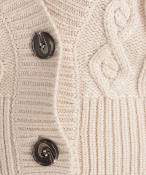 Andemiu（アンデミュウ）の「ソデレースアップカーディガン265240（カーディガン/ボレロ・レディース・ブルー/ホワイト/ベージュ・FREE）」の20枚目の写真