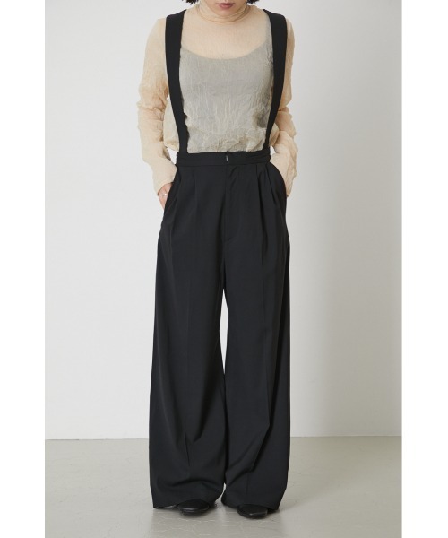 RIM.ARK（リムアーク）の「2way style PT（スラックス・レディース・ライトベージュ/ブラック・36/38）」の6枚目の写真