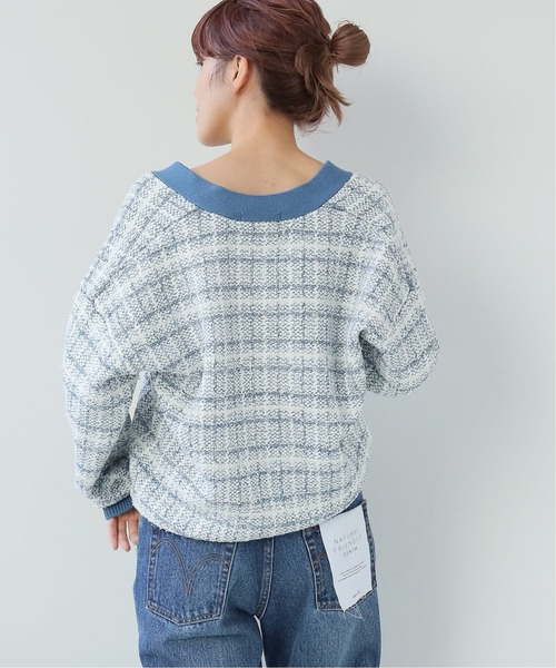 Simplicite（サンプリシテ）の「ツイードジャガード ニット