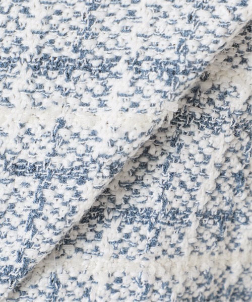 Simplicite（サンプリシテ）の「ツイードジャガード ニットカーディガン◆（カーディガン/ボレロ・レディース・ブラック/ブルー・FREE）」の20枚目の写真